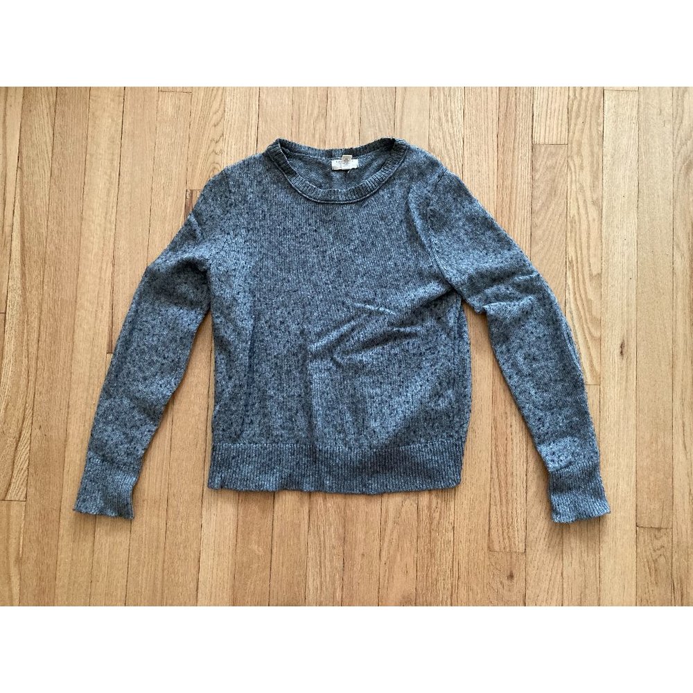 Lands End XS Wool Gray Sweater